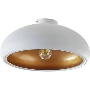 Lindby Gerwina Modern Ceiling Lamp - White & Gold - E27 Lindby Gerwina Modern Ceiling Lamp - White & Gold - E27
