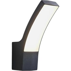 Lindby - Model Ilvita - Modern Black Aluminum Outdoor Wall Light - Wall Lamp Lindby - Model Ilvita - Modern Black Aluminum Outdoor Wall Light - Wall Lamp