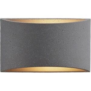 Lindby Edvin Oprawa ścienna - Nowoczesny Beton Półkole - G9 Lindby Edvin Oprawa ścienna - Nowoczesny Beton Półkole - G9