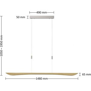 Rothfels Hiba Pendelleuchte LED 148cm - Pendelleuchte Rothfels Hiba Pendelleuchte LED 148cm - Pendelleuchte