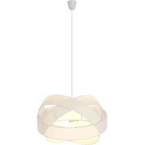 Lindby Simaria White Textile Pendant Lamp - Modern Interior Decor Lindby Simaria White Textile Pendant Lamp - Modern Interior Decor