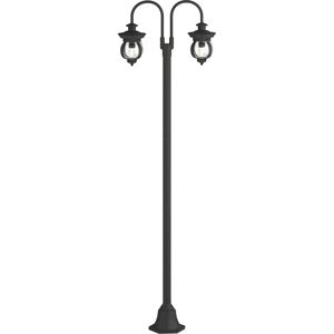 Lampe extérieure Lindby Farley - 2 lumières, métal, IP44, E27, gris foncé - Publicité Lampe extérieure Lindby Farley - 2 lumières, métal, IP44, E27, gris foncé - Publicité