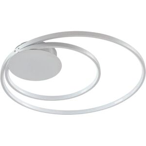 LINDBY Nerwin Deckenleuchte Aluminium/Cromo - Modernes Design LINDBY Nerwin Deckenleuchte Aluminium/Cromo - Modernes Design