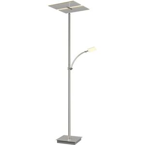 Lucande Parthena Gray Modern LED Floor Lamp with Reading Arm Lucande Parthena Gray Modern LED Floor Lamp with Reading Arm