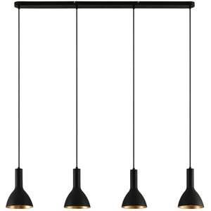 Arcchio Cosmina 4-Light Pendant - Modern Black Metal Chandelier Arcchio Cosmina 4-Light Pendant - Modern Black Metal Chandelier