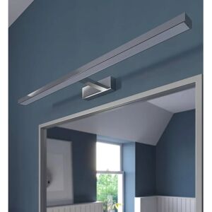 Lindby Jukka lampe LED moderne pour salle de bain en argent - 90cm - Publicité Lindby Jukka lampe LED moderne pour salle de bain en argent - 90cm - Publicité