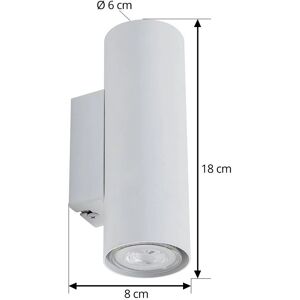 Lindby Joffrey Væglampe - Moderne hvid aluminium til stue & spisestue Lindby Joffrey Væglampe - Moderne hvid aluminium til stue & spisestue