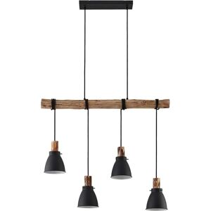 Lindby Trebale Black Pendant Light with 4 Shades - Pendant Lamp Lindby Trebale Black Pendant Light with 4 Shades - Pendant Lamp