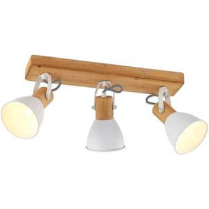 Lindby Merela 3-Light Wood Ceiling Spotlight - Lighting fixture Lindby Merela 3-Light Wood Ceiling Spotlight - Lighting fixture