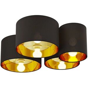 Lindby Laurenz 4-Light Black & Gold Ceiling Lamp - Ceiling Light Lindby Laurenz 4-Light Black & Gold Ceiling Lamp - Ceiling Light