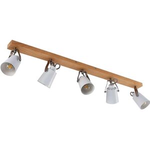 Lindby Blana Taklampe - Tre, Brun, 5 E14 - Taklampe Lindby Blana Taklampe - Tre, Brun, 5 E14 - Taklampe