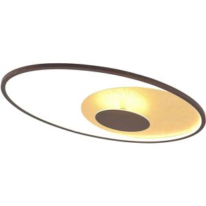Lindby Feival Modern Rusty Brown Metal Ceiling Lamp - Ceiling Light Lindby Feival Modern Rusty Brown Metal Ceiling Lamp - Ceiling Light