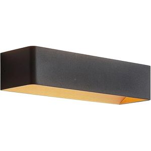 Arcchio Karam Wall Lamp - Modern Black & Gold LED Light Arcchio Karam Wall Lamp - Modern Black & Gold LED Light