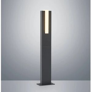 Lucande Virgalia Outdoor LED Lamp - Modern Black Aluminum 1 Flame Lucande Virgalia Outdoor LED Lamp - Modern Black Aluminum 1 Flame