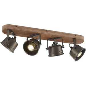 Lindby Rubinjo loftslys - Vintage, Sort, Metal, 4 Lys Lindby Rubinjo loftslys - Vintage, Sort, Metal, 4 Lys