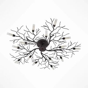 Lindby Bigna Modern Ceiling Lamp - 15 Lights - Brown Metal Lindby Bigna Modern Ceiling Lamp - 15 Lights - Brown Metal