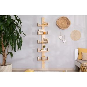 TICAA Pepe Kinderregal - Naturbelassenes Kiefer, 5 Einlegeböden, Wandmontage, 180cm hoch TICAA Pepe Kinderregal - Naturbelassenes Kiefer, 5 Einlegeböden, Wandmontage, 180cm hoch