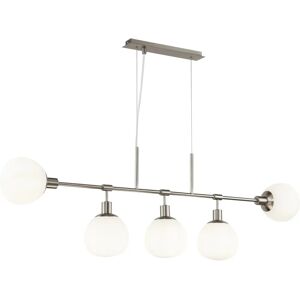 Maytoni Nickel Ceiling Light - 5 Bulb E14 - Modern Pendant Maytoni Nickel Ceiling Light - 5 Bulb E14 - Modern Pendant