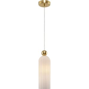 Maytoni MOD302PL-01W Deckenleuchte - E14, Weiße Schirm, Gold Finish Maytoni MOD302PL-01W Deckenleuchte - E14, Weiße Schirm, Gold Finish