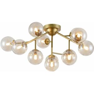 Maytoni MOD545PL-12G Ceiling Light - G9 Bulb, 12 Lights, Gold Finish Maytoni MOD545PL-12G Ceiling Light - G9 Bulb, 12 Lights, Gold Finish