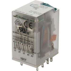 METZ CONNECT MC274-4W 24 V DC Relais - Industrie, 4 Wechslerkontakte METZ CONNECT MC274-4W 24 V DC Relais - Industrie, 4 Wechslerkontakte