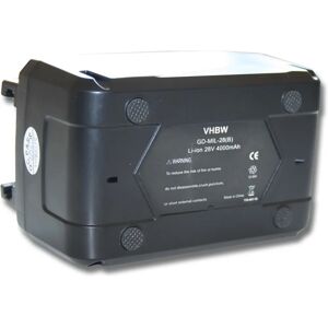 vhbw Battery for AEG / Milwaukee MC28 V - 28V Li-Ion, 4000mAh vhbw Battery for AEG / Milwaukee MC28 V - 28V Li-Ion, 4000mAh