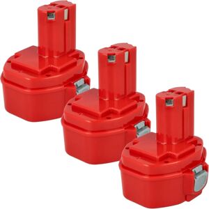 vhbw 3x Batería para Makita 6281DWPE, 6237D, 6236DWDE - Alta capacidad NiMH vhbw 3x Batería para Makita 6281DWPE, 6237D, 6236DWDE - Alta capacidad NiMH