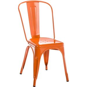 CLP Benedikt Pinottava Metallituoli - Teollinen tyyli korkealla selkänojalla CLP Benedikt Pinottava Metallituoli - Teollinen tyyli korkealla selkänojalla