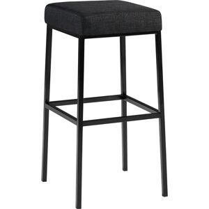 CLP Gris Foncé 80cm Tabouret de Bar en Tissu - Bar Stool CLP Gris Foncé 80cm Tabouret de Bar en Tissu - Bar Stool
