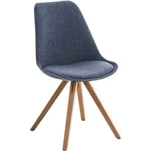 Chaise Carrée en Tissu Bleu Pegleg - Pricenet - Publicité Chaise Carrée en Tissu Bleu Pegleg - Pricenet - Publicité
