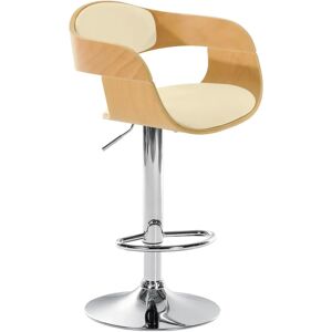 Tabouret Kingston Rétro - Hauteur réglable 360° Similicuir & Bois Tabouret Kingston Rétro - Hauteur réglable 360° Similicuir & Bois