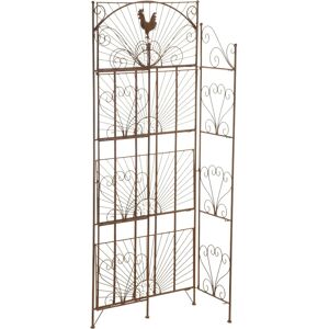 Pricenet Brun Antique Étagère Pliable Modèle Mia - Étagère - Publicité Pricenet Brun Antique Étagère Pliable Modèle Mia - Étagère - Publicité
