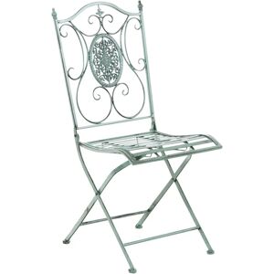 Chaise de Jardin Pliable Sibell - Vert Antique - Assise en Fer Forgé - Publicité Chaise de Jardin Pliable Sibell - Vert Antique - Assise en Fer Forgé - Publicité
