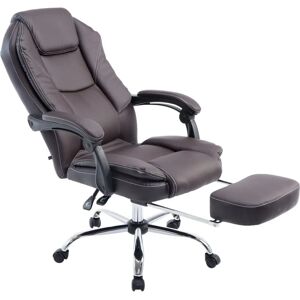 Chaise de Bureau Castle CLP - Ergonomique, Réglable, Marron Chaise de Bureau Castle CLP - Ergonomique, Réglable, Marron
