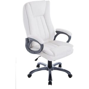 Chaise de bureau CLP Bern XXL Blanche - Grande Capacité, Ergonomique, Réglable Chaise de bureau CLP Bern XXL Blanche - Grande Capacité, Ergonomique, Réglable