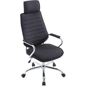 Chaise de Bureau CLP Rako Réglable Tissu & Métal - Pivotante, 46-57cm Chaise de Bureau CLP Rako Réglable Tissu & Métal - Pivotante, 46-57cm