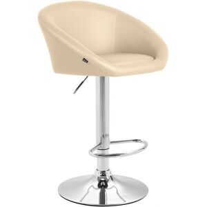 Homestoreking Miami V2 Tabouret de bar réglable - Métal chromé Homestoreking Miami V2 Tabouret de bar réglable - Métal chromé