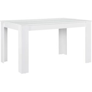 Mesa Rectangular Blanca EN.CASA - 140 x 90cm - Capacidad 6 Personas - Diseño Moderno Mesa Rectangular Blanca EN.CASA - 140 x 90cm - Capacidad 6 Personas - Diseño Moderno