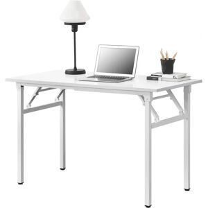 neu.haus Bureau Pliable Ajustable - 120x60cm Blanc - Publicité neu.haus Bureau Pliable Ajustable - 120x60cm Blanc - Publicité