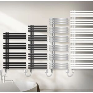 ECD GERMANY Elektrischer Handtuchheizkörper - 1200W, 600x1600mm, Anthrazit - Radiator ECD GERMANY Elektrischer Handtuchheizkörper - 1200W, 600x1600mm, Anthrazit - Radiator