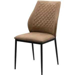 Silla Connor de Höffner - Marco metálico, tapizado en PU, 48x48x90 cm Silla Connor de Höffner - Marco metálico, tapizado en PU, 48x48x90 cm