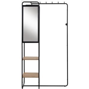 Calicosy Luton Entrada de metal Roble - Mueble de entrada Calicosy Luton Entrada de metal Roble - Mueble de entrada