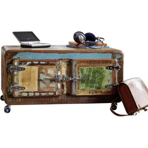 Massivmoebel24 - Table Basse en Bois Recyclé - Style Vintage - 90x60x40 - Publicité Massivmoebel24 - Table Basse en Bois Recyclé - Style Vintage - 90x60x40 - Publicité