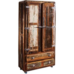 Massivmoebel24 Freezy 39 Armoire - Bois recyclé, Style vintage - Publicité Massivmoebel24 Freezy 39 Armoire - Bois recyclé, Style vintage - Publicité