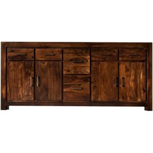 Massivmoebel24 Credenza en Sheesham - Miel - Rangement - Meuble - Publicité Massivmoebel24 Credenza en Sheesham - Miel - Rangement - Meuble - Publicité