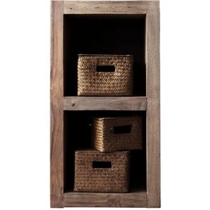 Étagère en Sheesham gris de Massivmoebel24.de - Moderne, Résistante, 2 Compartiments - Publicité Étagère en Sheesham gris de Massivmoebel24.de - Moderne, Résistante, 2 Compartiments - Publicité