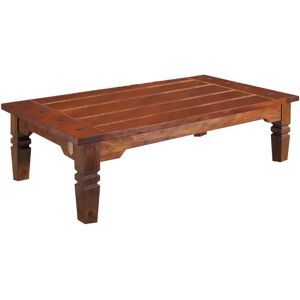 Table basse en acacia massif - Style Oxford - Publicité Table basse en acacia massif - Style Oxford - Publicité