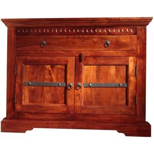 Massivmoebel24 Oxford 50 Commode d'angle - Acacia, Nougat, Style Colonial - Publicité Massivmoebel24 Oxford 50 Commode d'angle - Acacia, Nougat, Style Colonial - Publicité