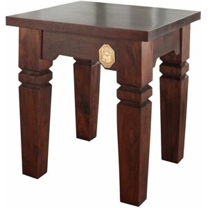 Tabouret Oxford en Acacia Massif - 42x42x45 cm, Marron Foncé - Publicité Tabouret Oxford en Acacia Massif - 42x42x45 cm, Marron Foncé - Publicité