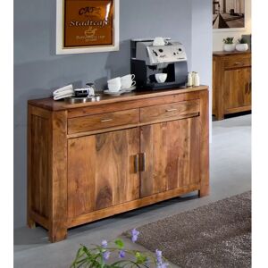 Massivmoebel24 - Commode Shaman 60 en bois d'acacia - Miel doré - Publicité Massivmoebel24 - Commode Shaman 60 en bois d'acacia - Miel doré - Publicité